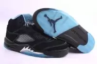 retro air jordan 5 hommes americaine mode bon marche stars sport bleu noir